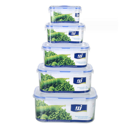 Set of 5 Air Tight Food Storage Containers