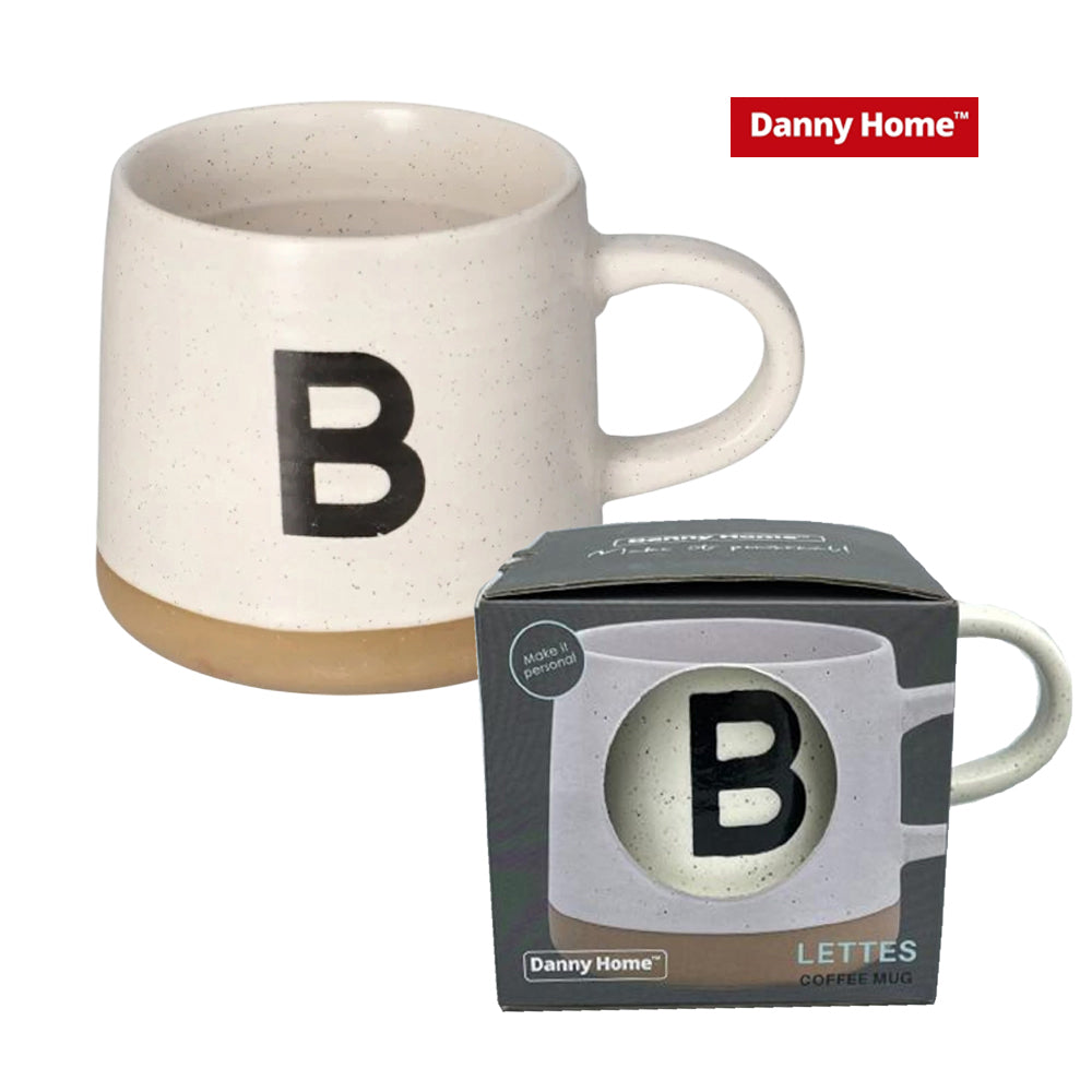 Danny Home 420ml Letter Porcelain Mug