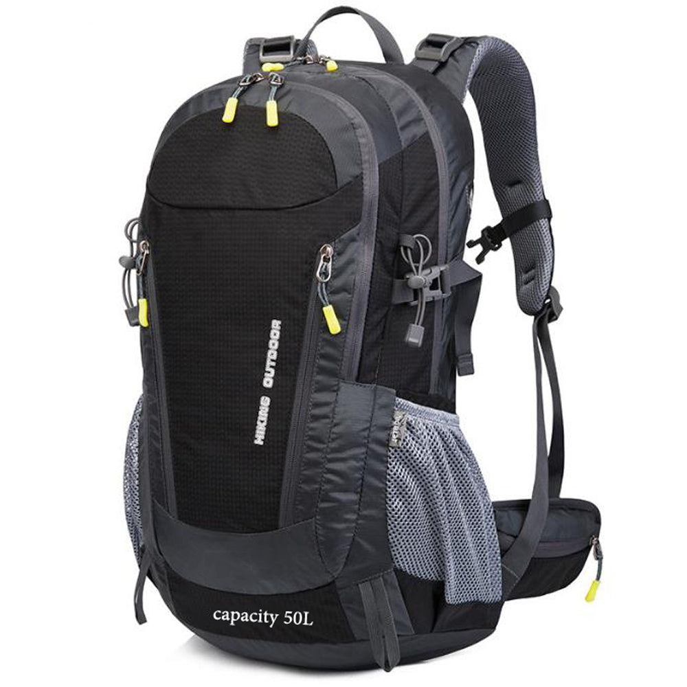 50L Waterproof Outdoor Camping Hiking Backpack With Survival Whistle #7015