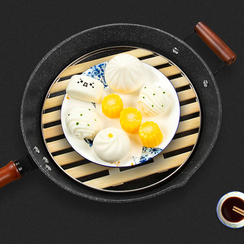 Bamboo Steaming Pot Stand
