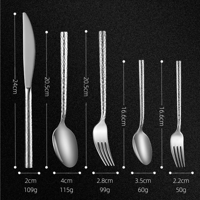 PROUD 5-Pieces Brilliant Stainless Steel 304 Silverware Tableware Cutlery Set ( 304806 )