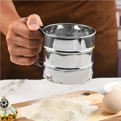Stainless Steel Baking Flour Sifter Large size 10*13cm