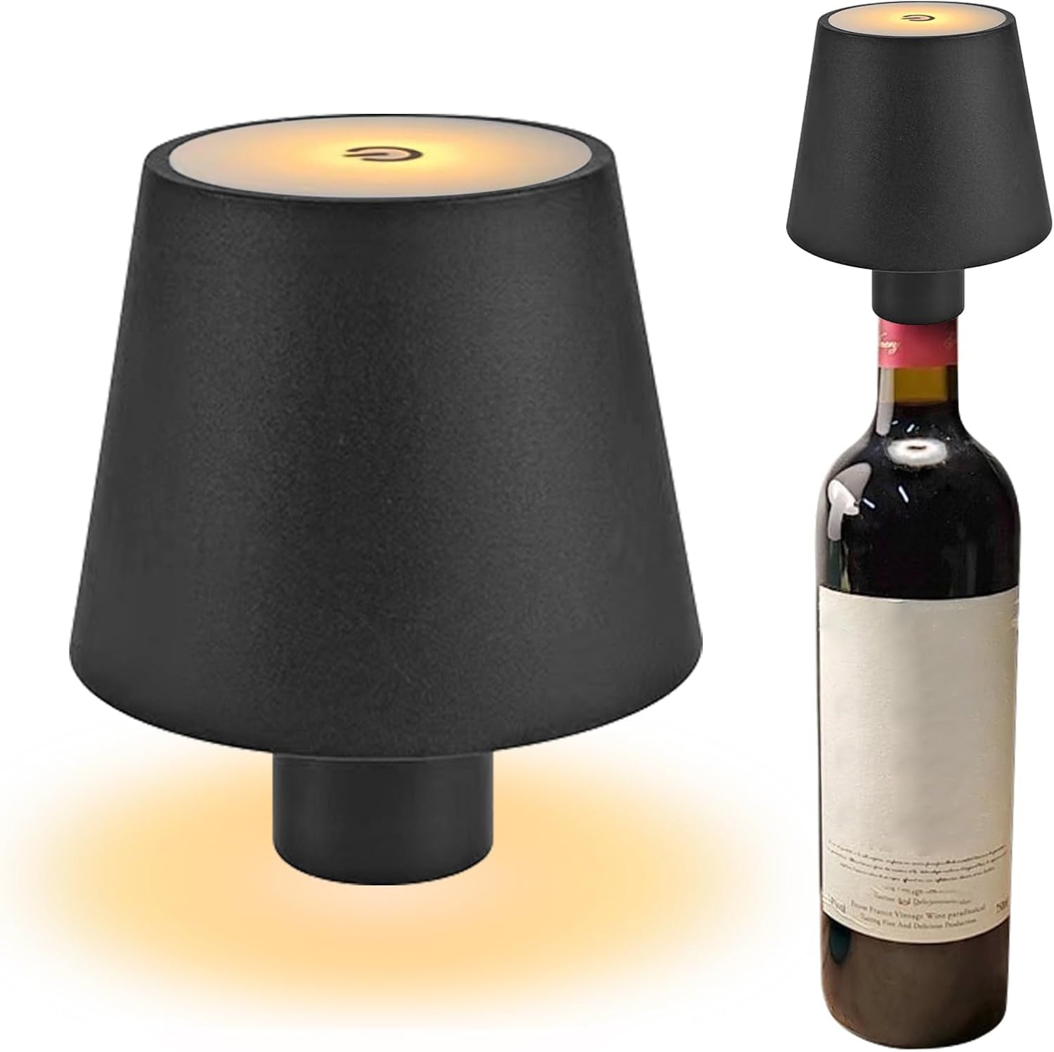 Danny Home Rechargeable Touch Bottle Lamp 3 Color LED