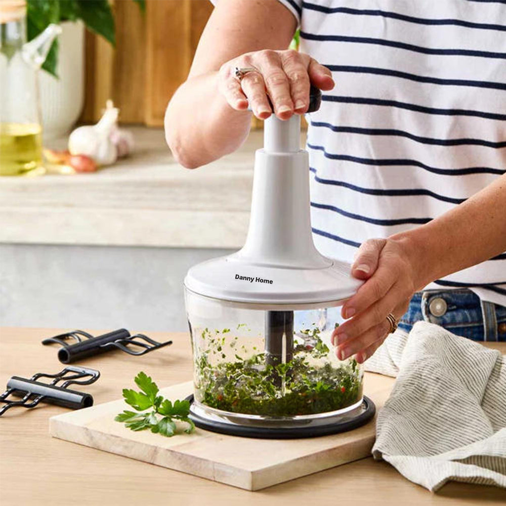 Danny Home 2in1 Food Chopper With stainless steel Blade 29.3cm