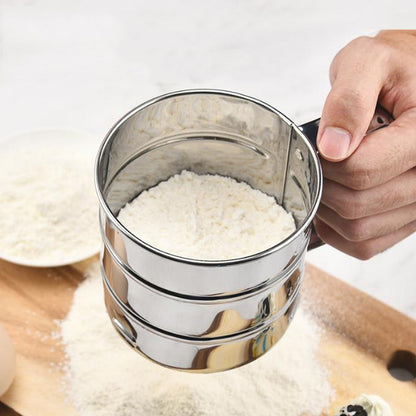 Stainless Steel Baking Flour Sifter Large size 10*13cm
