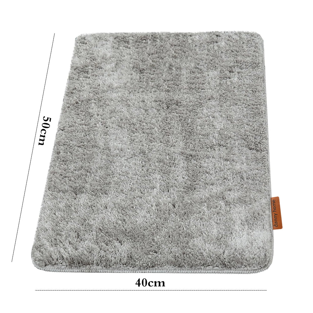 Danny Home Bathroom Non-Slip Shaggy Rug Mat 40x50cm