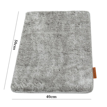 Danny Home Bathroom Non-Slip Shaggy Rug Mat 40x50cm