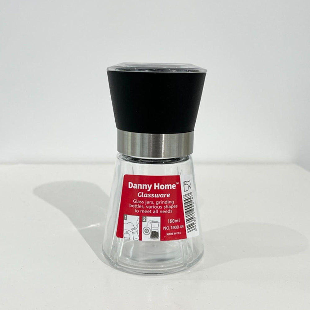 Danny Home Pepper Mill Seasoning Bottle 13-cm Black