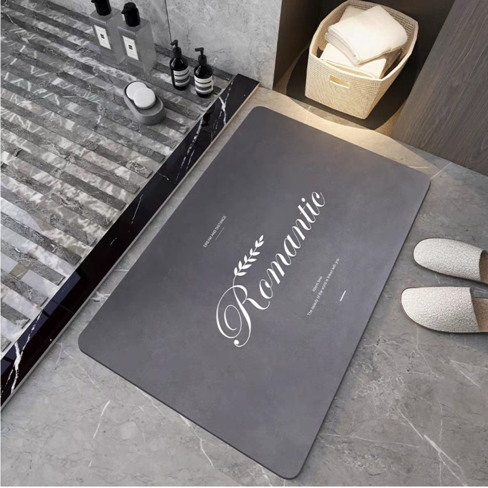 Anti-Slip Bathroom Mat Quick Drying (L50 x W80 x T0.25)cm