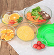 5-Pieces Set Glass Bowls with Lid