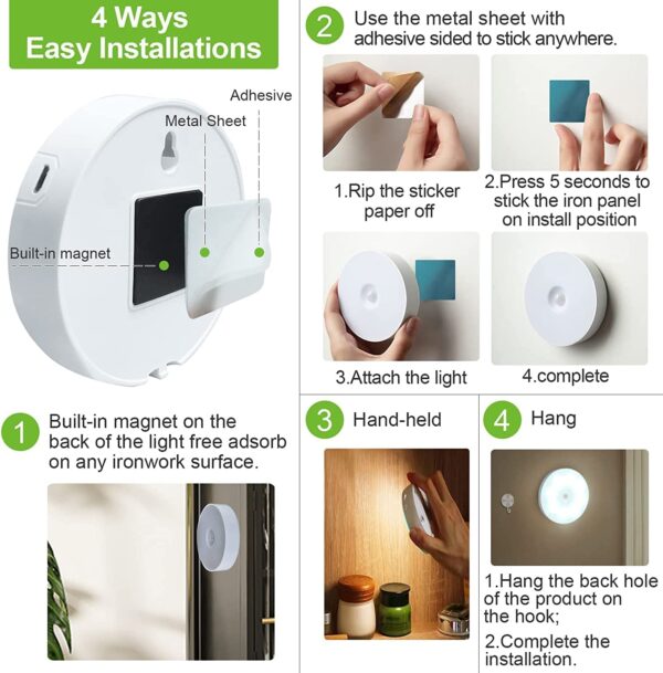 USB Rechargeable Motion Sensor Lamp