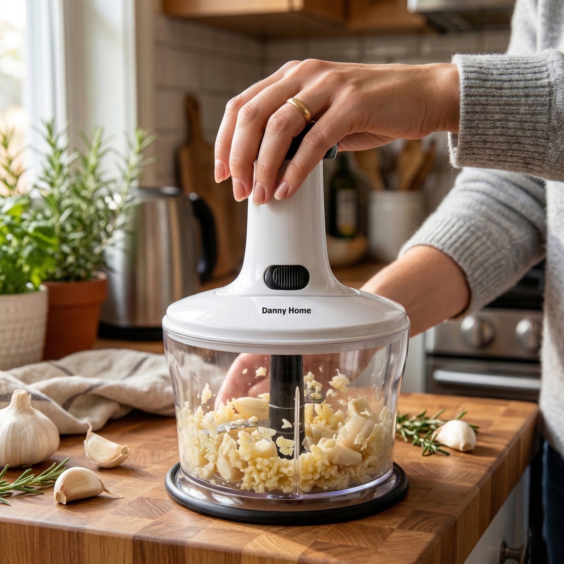 Danny Home 2in1 Food Chopper With stainless steel Blade 29.3cm