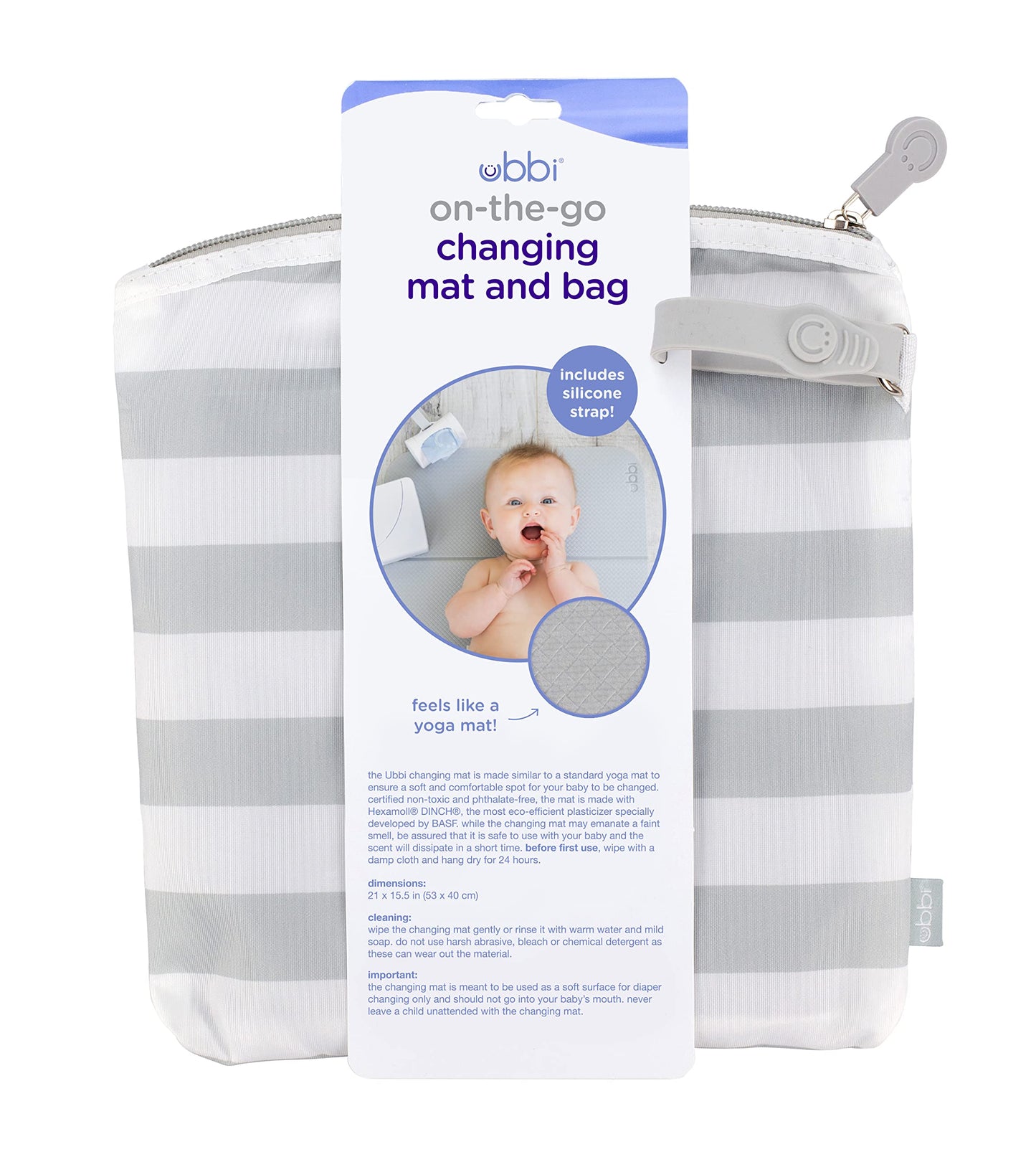 On The Go Changing Mat Bag Grey