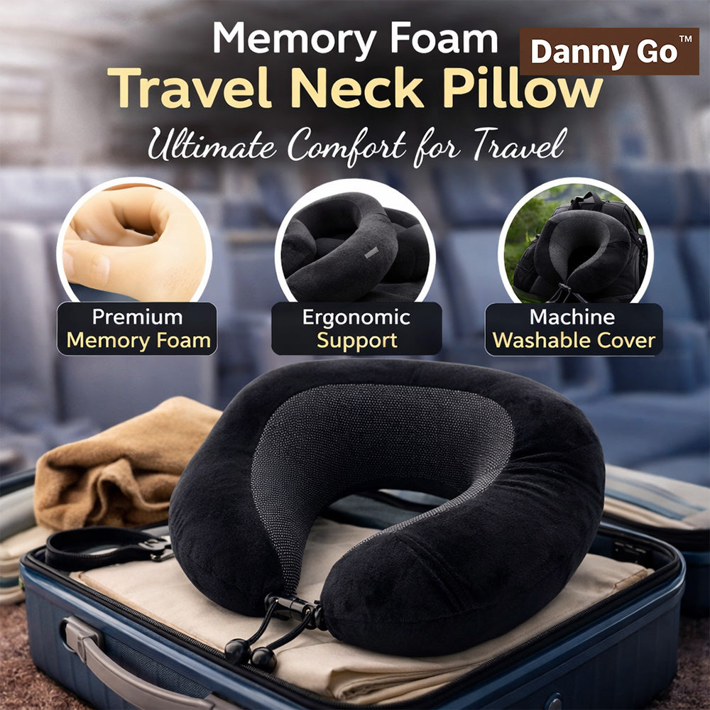 Danny Go Memory Foam Travel Neck Pillow DT002B