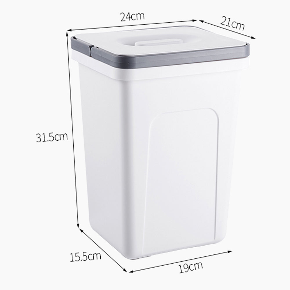 Portable Independent Trash Can With Lid