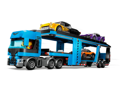 Lego Car Transporter  Truck With  sports Cars (60408)