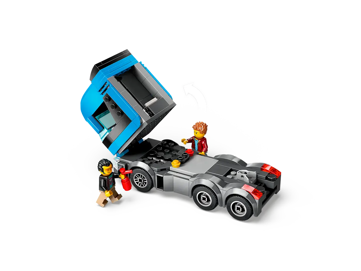 Lego Car Transporter  Truck With  sports Cars (60408)