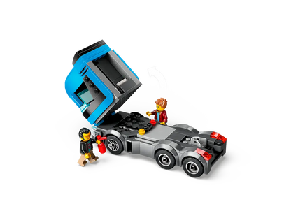 Lego Car Transporter  Truck With  sports Cars (60408)