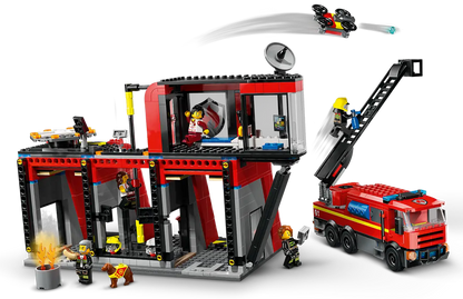 Lego City Fire Station with Fire Truck (60414)