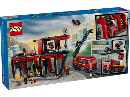 Lego City Fire Station with Fire Truck (60414)