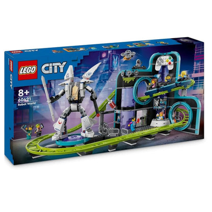 Lego City Robot World Roller Coaster Park Set (60421)