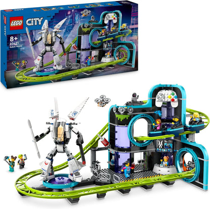 Lego City Robot World Roller Coaster Park Set (60421)