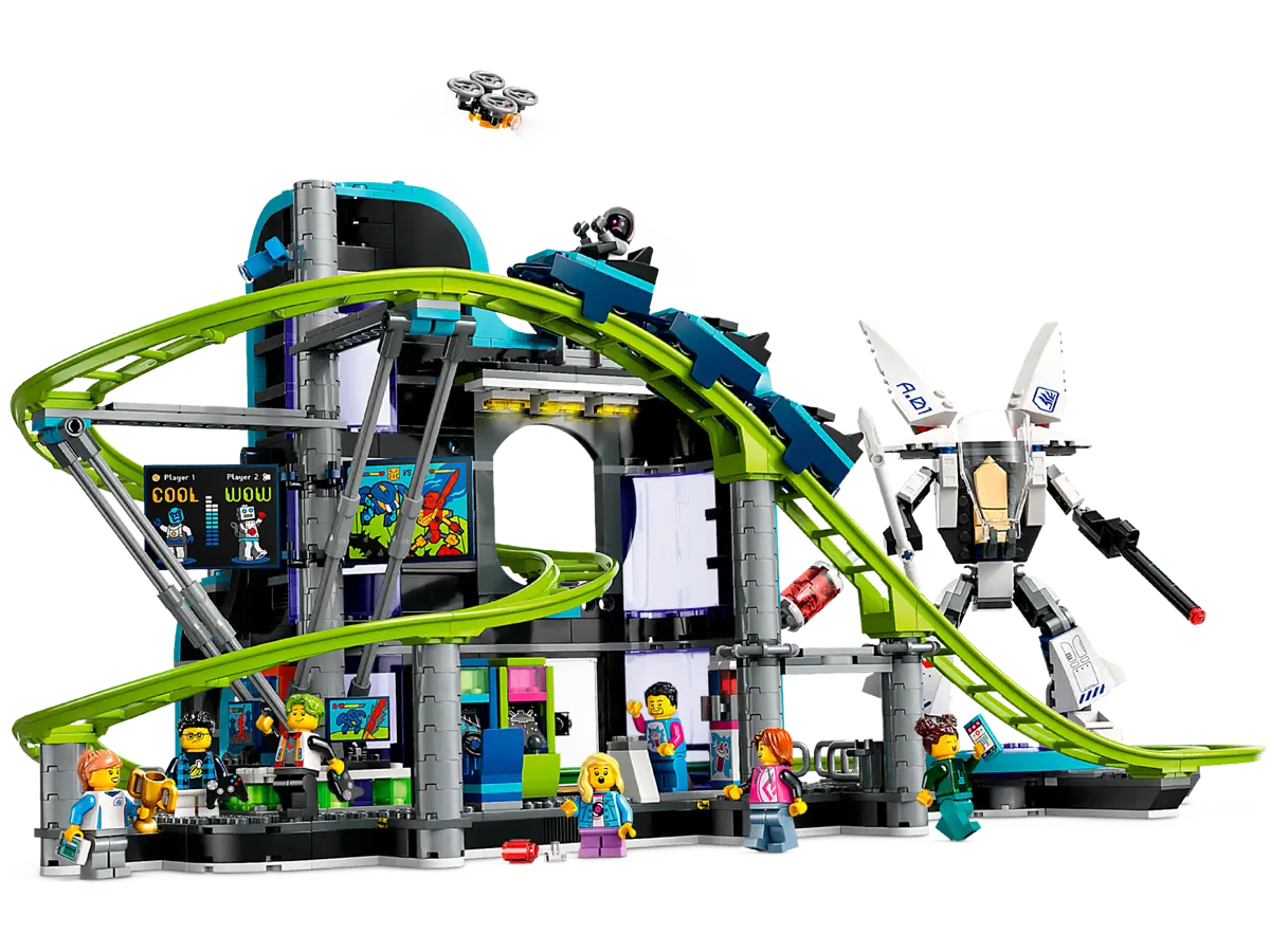 Lego City Robot World Roller Coaster Park Set (60421)