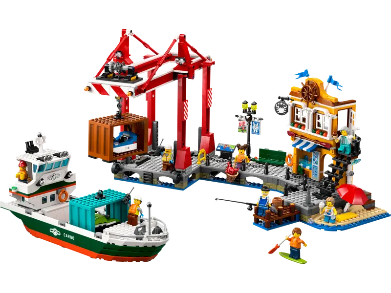 Lego City Seaside Harbor with Cargo Ship