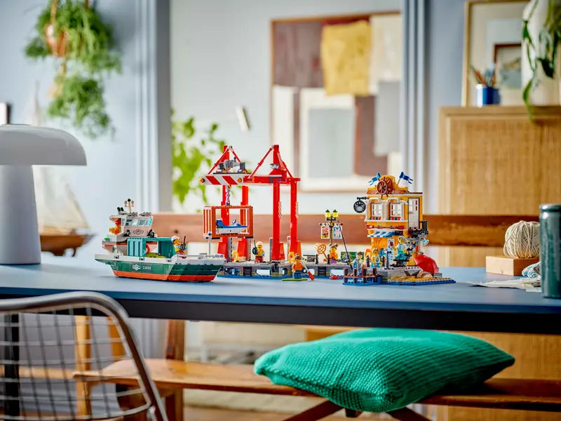 Lego City Seaside Harbor with Cargo Ship