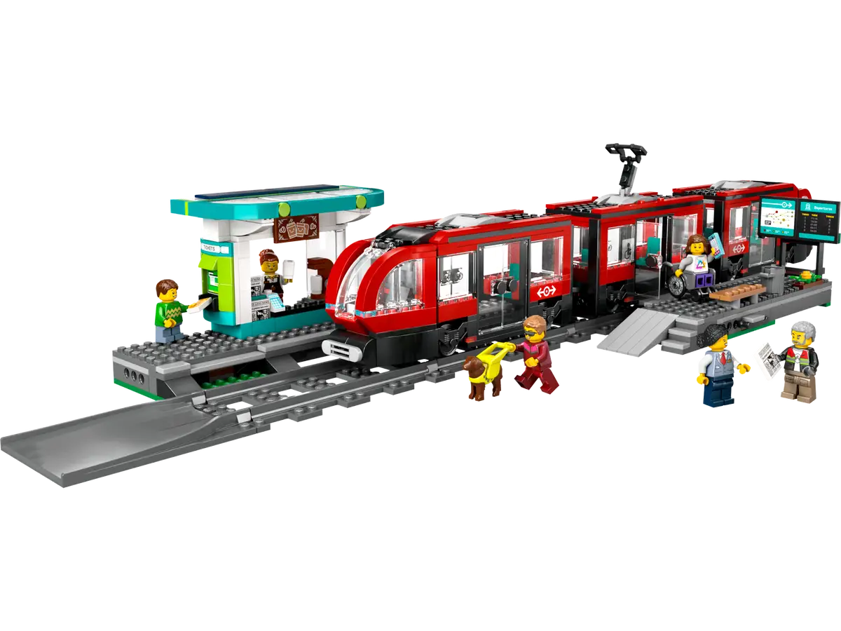 Lego City Downtown Streetcar and Station (60423)