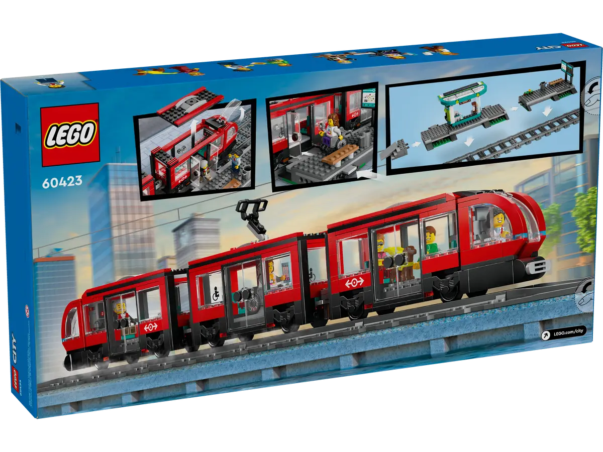 Lego City Downtown Streetcar and Station (60423)