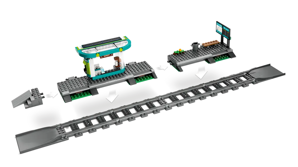 Lego City Downtown Streetcar and Station (60423)