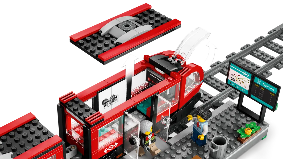 Lego City Downtown Streetcar and Station (60423)