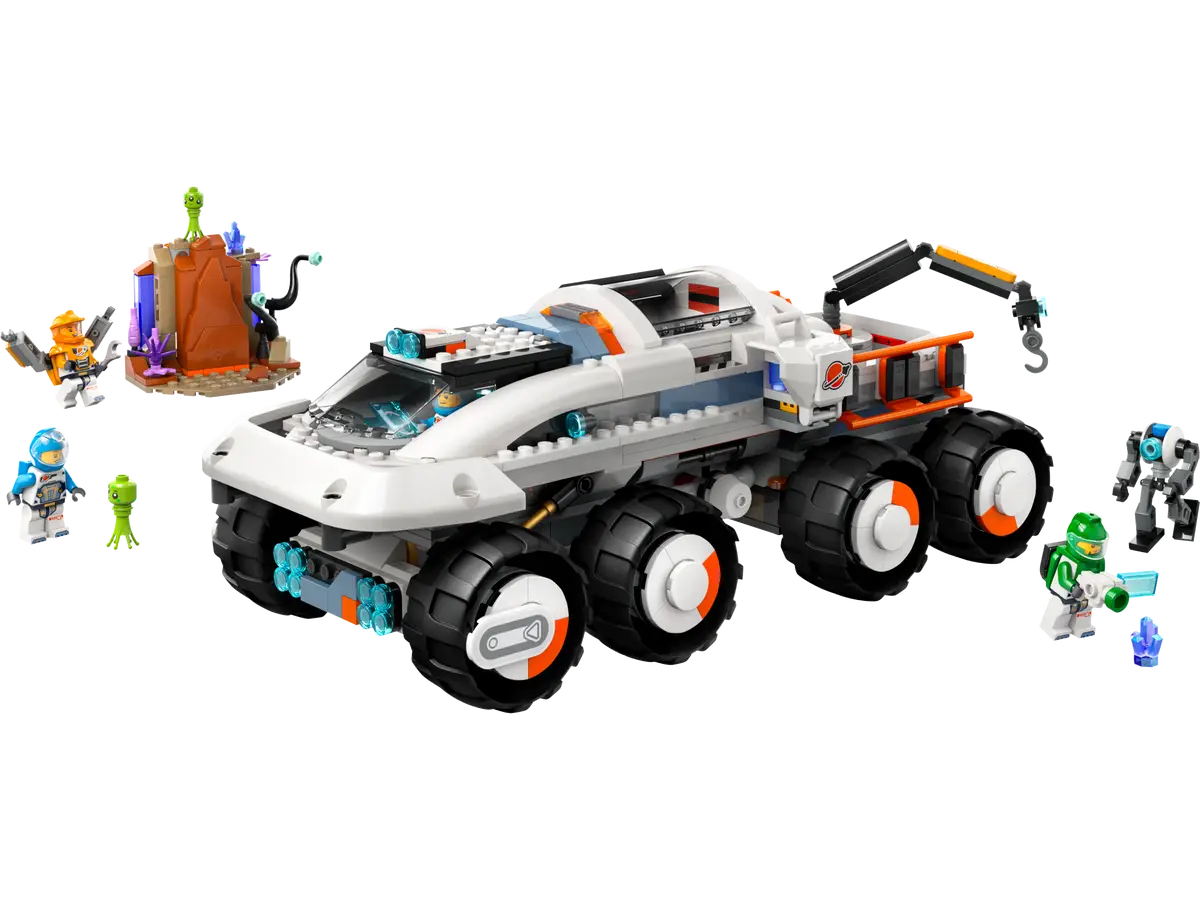 Lego City Space Command Rover And Crane Loader (60432)