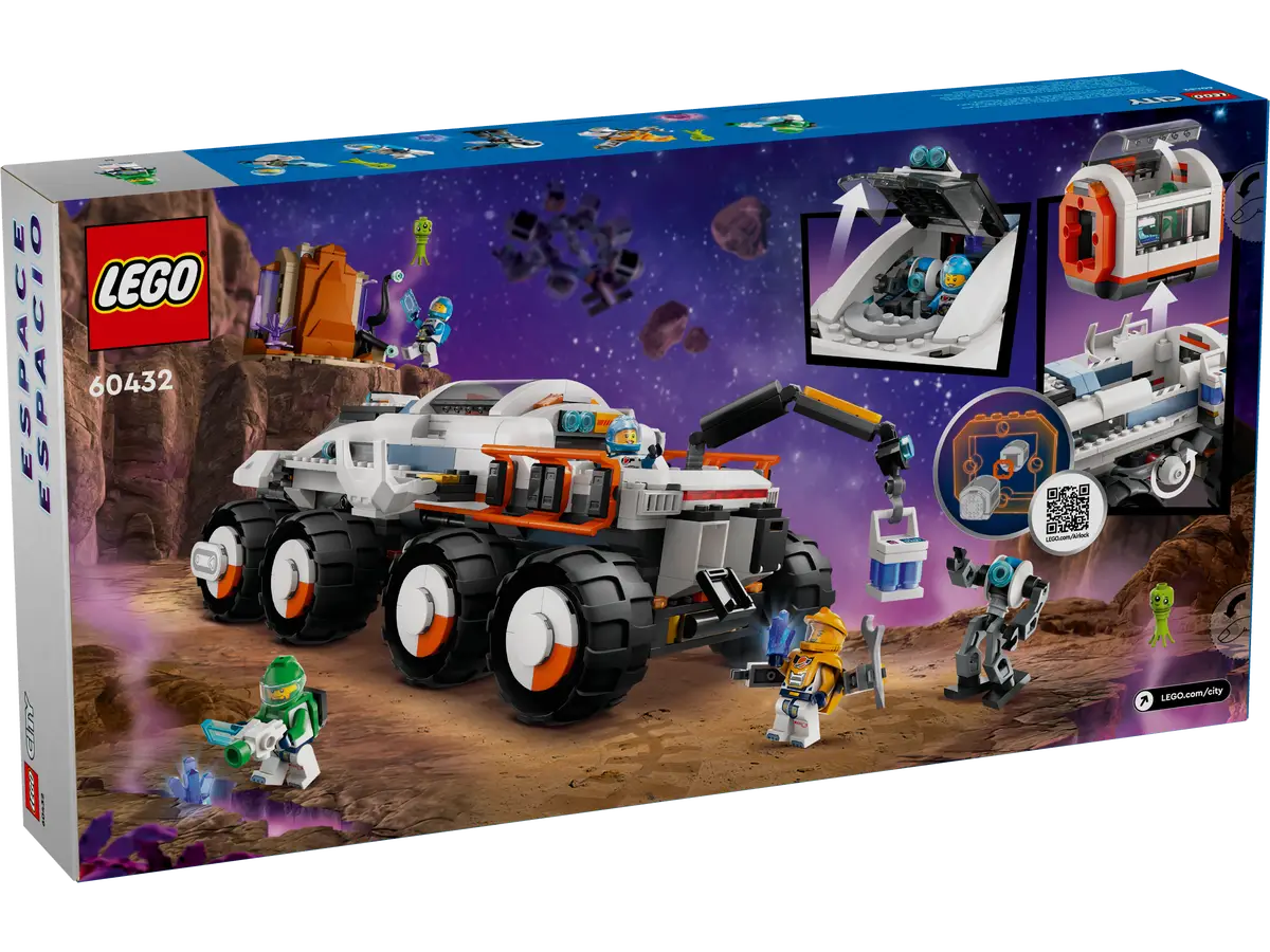 Lego City Space Command Rover And Crane Loader (60432)