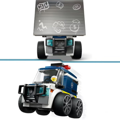 Lego City Rides Police Truck - 71 Pcs