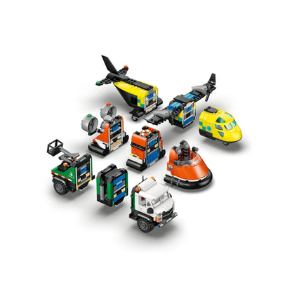 Lego City Airplane Service Truck & Hovercraft Remix - 990 Pcs