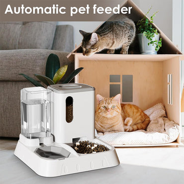 2-in-1 Pet Feeder & Water Dispenser
