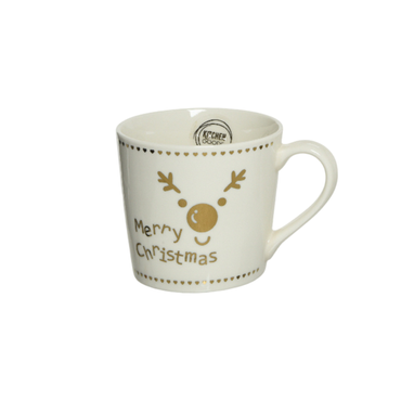 Mug porcelain -1pc- 13.5 cm (KAEMINGK)