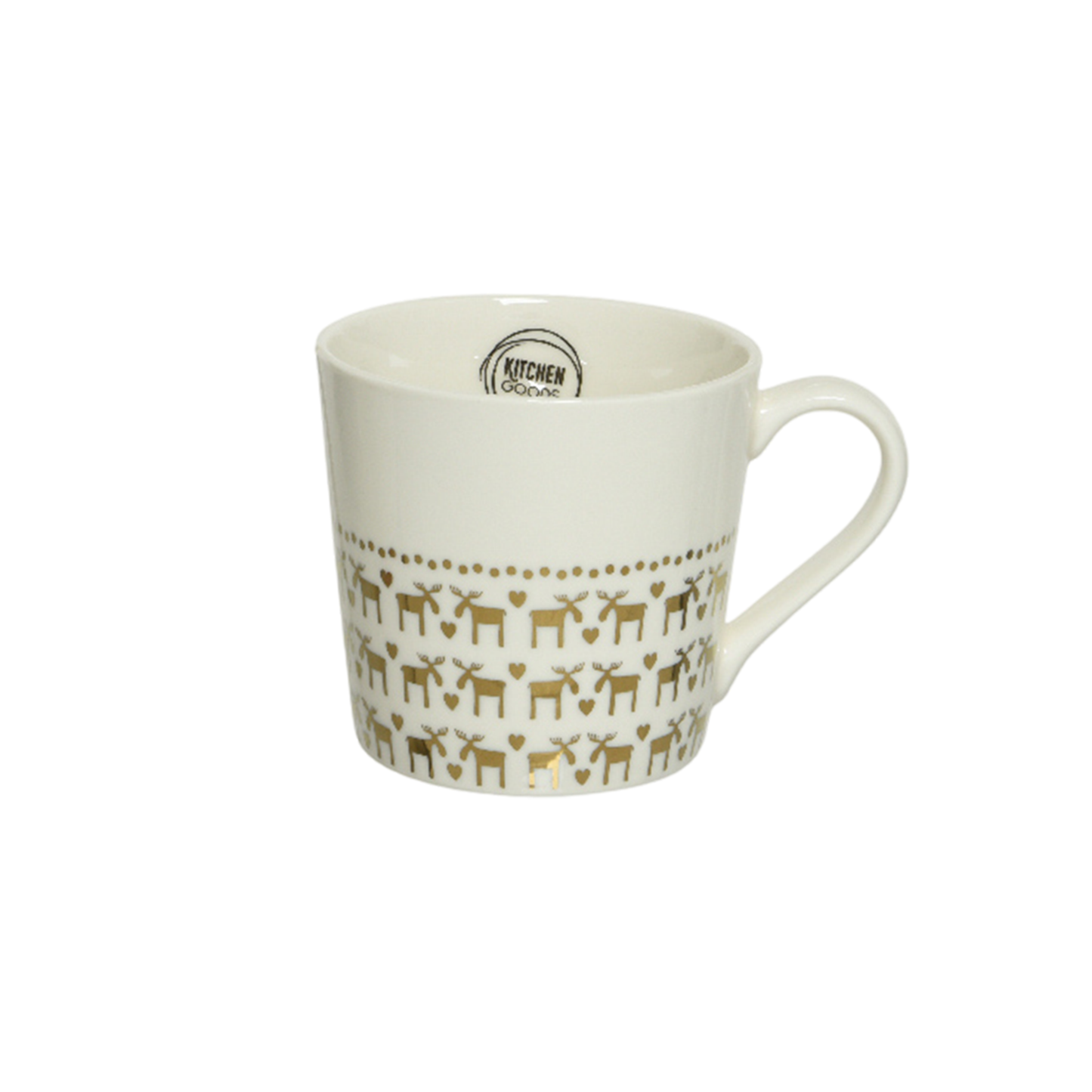 Mug porcelain -1pc- 13.5 cm (KAEMINGK)