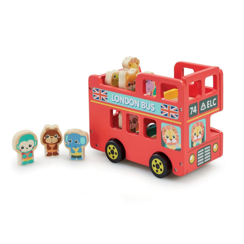 Early Learning Centre Wooden London Bus Playset