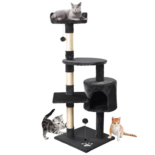 Cat Tree & Scratching Post Activity Centre