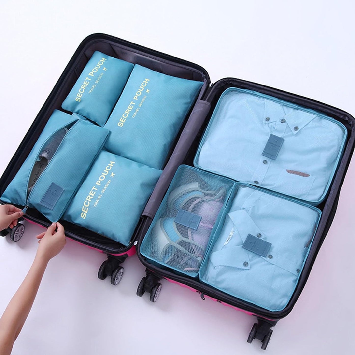 7-Pcs Travel Clothing Sorting And Storage Bag