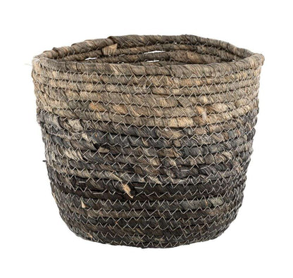 Storage basket -Coppitella- Blue made of woven seagrass by wenko.de
