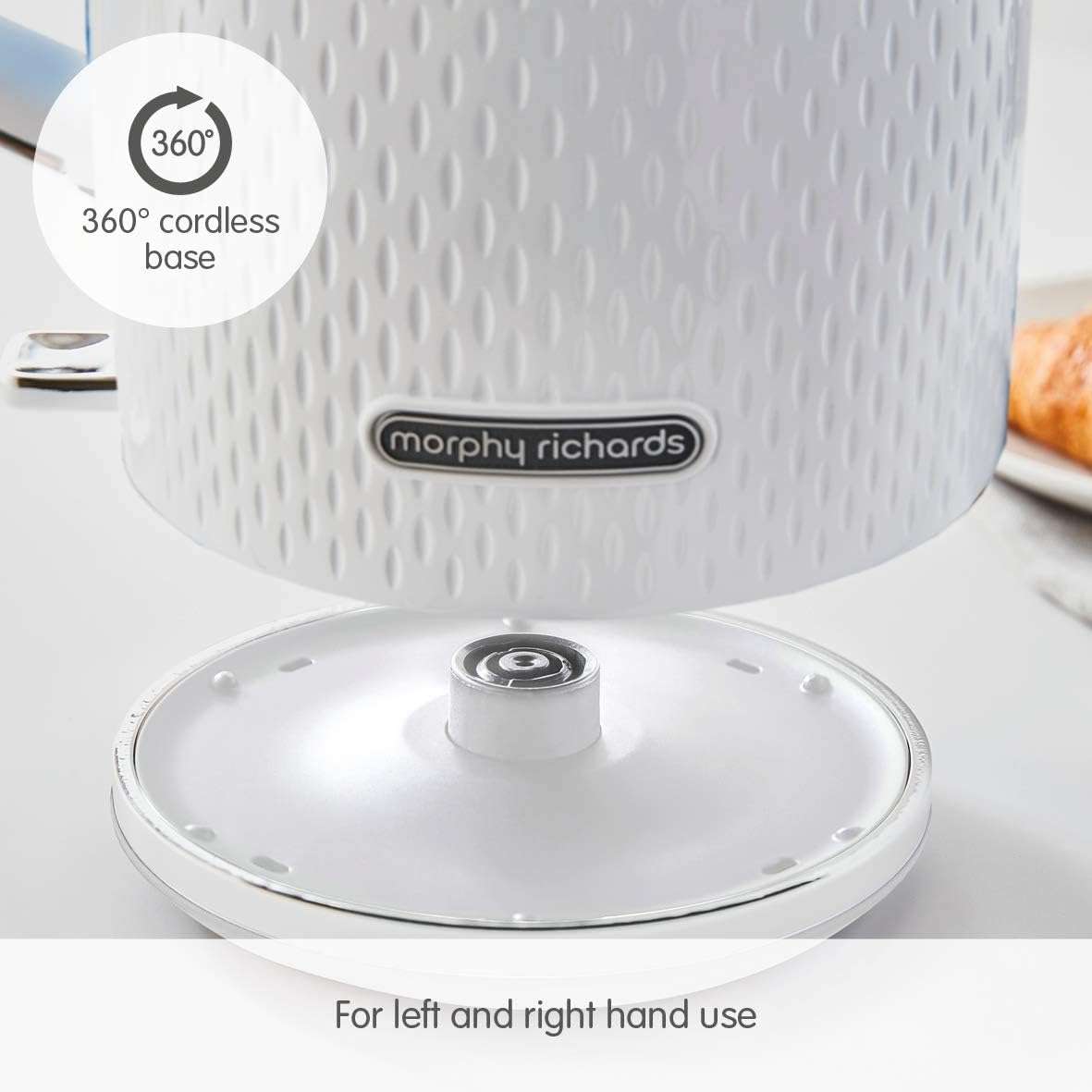Verve Jug Kettle - White -1.7L by Morphy Richards