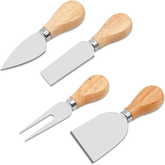 4 Pieces Set Cheese Knives