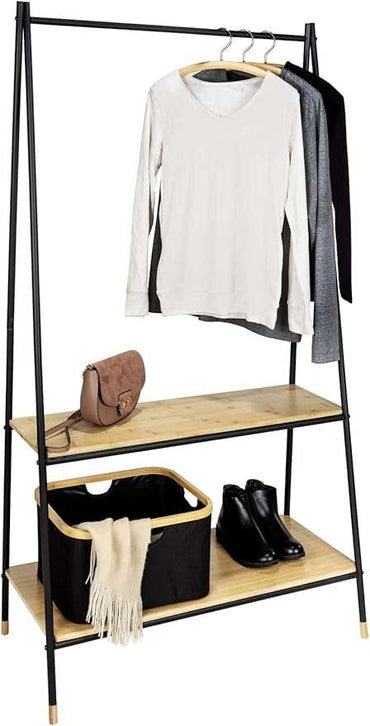 Loft Freestanding Coat Stand with 2 Shelves by Wenko