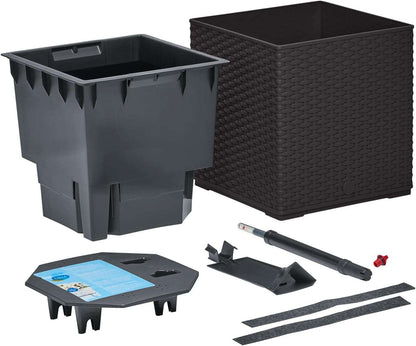 EMSA -‎517589- Indoor Flower Pot – self-watering system & water level indicator – Granite