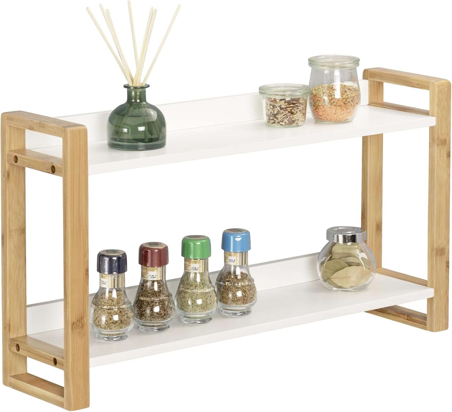 Finja Bamboo Wall Shelf by Wenko