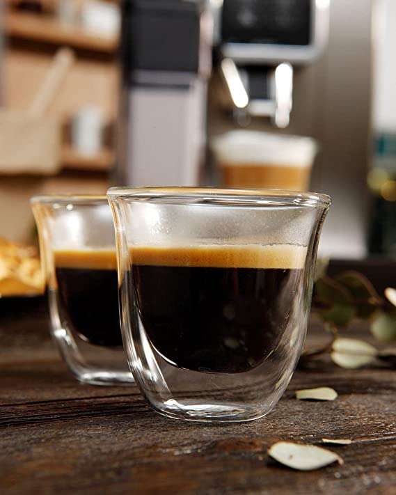 Double Wall Espresso Cups, 2 per set by De'Longhi